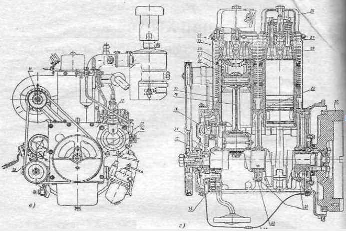 Конструкция мотора - схема