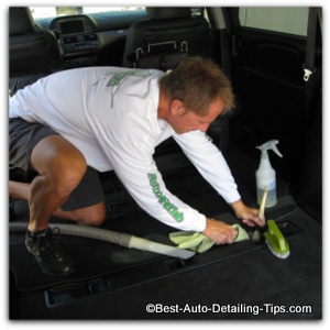 how to clean your car upholstery